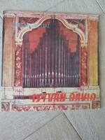 Dávid István ORGAN RECITAL LP Bakelit vinyl hanglemez