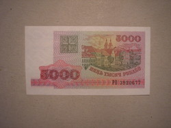 Fehéroroszország-5000 Rubel 1998 UNC