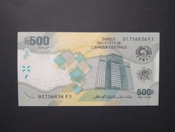 Közép-Afrikai Államok 500 Francs 2020 Unc