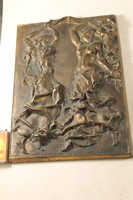 Tóth Vali bronze relief 804