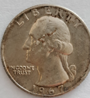 1967 USA negyed dollár (710)