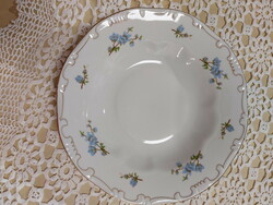 Zsolnay kék barackvirágos porcelán tányérok