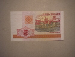 Fehéroroszország-5 Rubel 2000 UNC