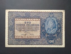 Lengyelország 100 Marek 1919 F