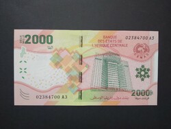 Közép-afrikai Államok 2000 Francs 2020 Unc