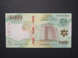 Közép-afrikai Államok 5000 Francs 2020 Unc