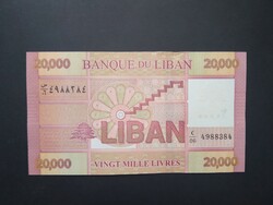 Lebanon 20000 livres 2019 unc