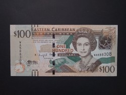 Eastern Caribbean States 100 dollars 2015 unc