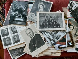 Church, religious prayer cards and postcards 1930-1970