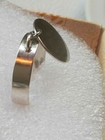 Showy solid silver ring