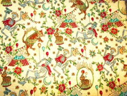 Woven tapestry large tablecloth or bedspread 195 cm x 132 cm--