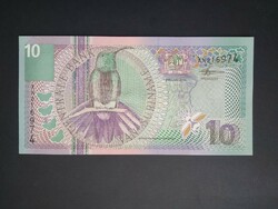 Suriname 10 Dollar 2000 Unc