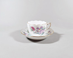 Herend, royal garden coffee cup and saucer, hand-painted porcelain, perfect! (K007)