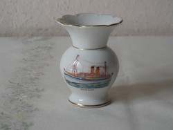 Oceana nautical mini porcelain vase