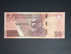 Zimbabwe 50 Dollár 2020/21 Unc