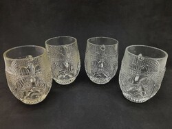 Dwarf glass children's mugs 4 in one