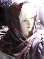 Decorative striped scarf, stole