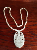 Indian Buddha bone necklace