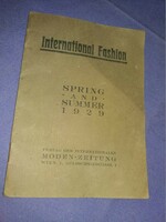 Antique 1929 international fashion catalog book rarity in nice condition - Vienna