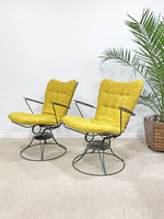 Pair of design armchairs by Homecrest (USA).