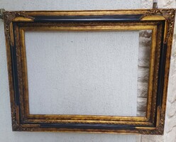 Beautiful black gold picture frame, mirror frame, picture frame 50 x 70 cm