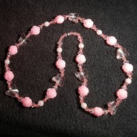 Pink acrylic children's necklace