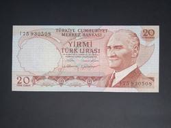 Törökország 20 Lira 1983 P-187b UNC