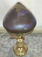 Gyönyörű Vintage Gallé komplett asztali lámpa