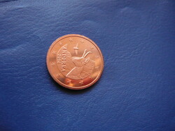 Andorra 5 euro cent 2014 goat! ! Ouch! Rare!