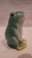Antik Goebel Hummel porcelán béka figura, jelzett fűszerszóró, formaszám: 1080
