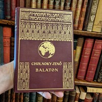 Rrr! Collector's unread jenő cholnoky: balaton 1937 first edition library of the Hungarian Geographical Society