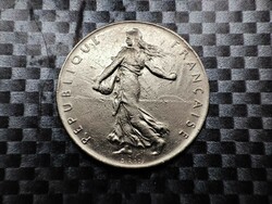 Franciaország 1 frank, 1977