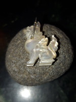 Fo kutya - kínai amulett - faragott gyöngyház
