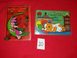 Retro postcard pack 2 post clean Winnie the Pooh disney folding envelope humorous factory condition 20