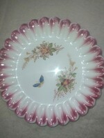 Wilhelmsburg butterfly faience wall bowl plate