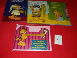 Retro unfoldable postcard package with 4 postal clean garfield humorous unopened envelopes 1