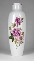 1M312 Hollóházi porcelán irizáló váza 26 cm