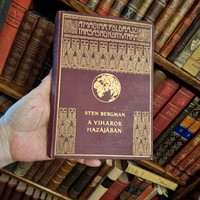 1934  első kiadás STEN BERGMAN. A VIHAROK HAZÁJÁBAN  MAGYAR FÖLDRAJZI TÁRSASÁG KÖNYVTÁRA