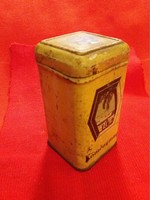 Régi fém lemez köménymag -s fűszertartó doboz tengeri Keleti jelenettel a képek szerint 13 cm