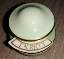 Original i t.N,ricci cream perfume ceramic jar hand painted