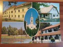 Sellye, mosaic postcard, used