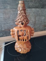 Cat-themed ceramic table or bedside lamp with E26 socket, mood lighting