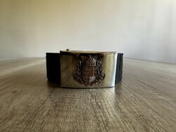 Original police belt with Hungarian coat of arms.