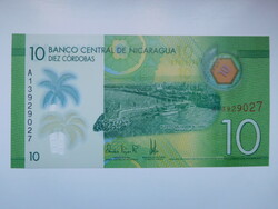 Nicaragua 10 cordoba 2014 UNC Polimer