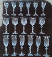 Set of crystal glasses ( 17 pcs )