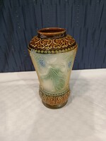 Antique faience vase