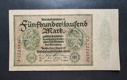 Németország 500.000 Márka 1923, F+