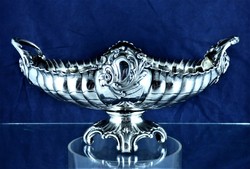 Dazzling, antique silver centerpiece, German, ca. 1890!!!