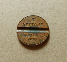 Olaszország telefon zseton 1974, Gettone Telefonico 7410
