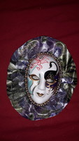 Fairytale Venice - carnival porcelain mask - wall decoration 16 x 13 cm according to the pictures 10.